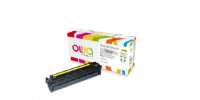 OWA Armor toner pro HP Color Laserjet CP1210, 1215, 1510, 1400 Stran, CB542A, žlutá/yellow