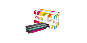 OWA Armor toner pro HP Color Laserjet CP3525, 7000 Stran, CE253A, červená/magenta