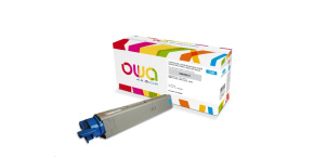 OWA Armor toner pro OKI C3300, C3400, C3450, C3600, 2500 Stran, 43459331, modrá/cyan