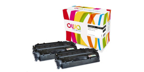 OWA Armor toner pro HP Color Laserjet Pro 400 M401, M425, 2x6900 stran, CF280XD, černá/black