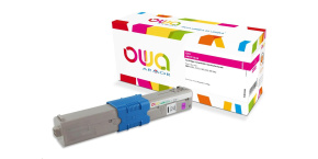 OWA Armor toner pro OKI C301, C321, MC332, MC342, 1500p, 44973534, červená/magenta