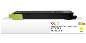 OWA Armor toner pro KYOCERA MITA TASKalfa 2551ci, 12000 stran, TK-8325 Y, žlutá/yellow