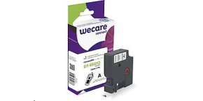 WECARE ARMOR páska pro DYMO S0720530, černá/bílá, 12mm x 7m