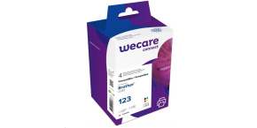 WECARE ARMOR cartridge pro Brother DCP J4110DW, MFC J4310, 4410, 4510DW (LC123 VAL BP), černá/CMYK, 12ml/3x6ml