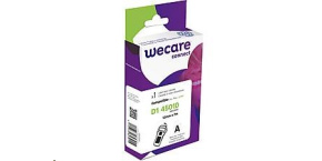 WECARE ARMOR páska pro DYMO S0720500, černá/průhledná, 12mm x 7m