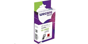 WECARE ARMOR páska pro DYMO S0720570, černá/červená, 12mm x 7m