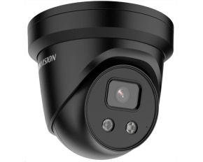 Hikvision DS-2CD2346G2-IU(2.8mm)(C)(BLACK), 4MPix IP Turret AcuSense kamera; IR 30m, IP67, mikrofon, černá