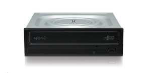 HITACHI LG - interní mechanika DVD-W/CD-RW/DVD±R/±RW/RAM/M-DISC GH24NSD6, Black, box+SW