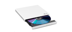 HITACHI LG - externí mechanika DVD-W/CD-RW/DVD±R/±RW/RAM GP57EW40, Slim, White, box+SW