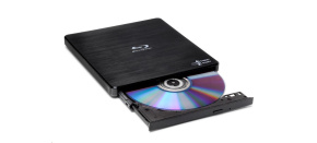 HITACHI LG - externí mechanika BD-W/CD-RW/DVD±R/±RW/RAM/M-DISC BP55EB40, Black, box+SW