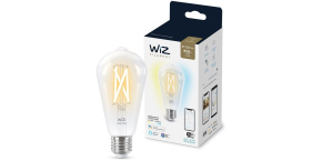 PHILIPS WiZ Tunable White 60W E27 ST64 Filament - stmívatelná, nastavitelná teplota barev