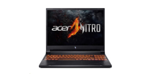 ACER NTB NITRO V 16 (ANV16-41-R73F), AMDRyzen 5 8645HS, 16GB, 1024 PM4 SSD, GeForce RTX 4050, Win11, Black