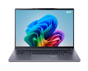 ACER NTB Swift Go 14 AI (SFG14-01-X2KK),Snapdragon XPlus X1P,14.5"WUXGA,16GB,1024GB SSD,Qualcomm Adreno,Win11H,Gray