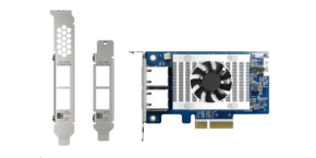 QNAP QXG-10G2T-X710 síťová rozšiřující karta 10GbE, dual-port Intel X710, 4xPCIe pro NAS s PCIe