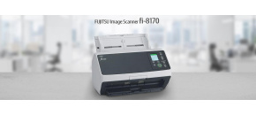 FUJITSU-RICOH skener Fi-8170 A4, průchodový, 70ppm, 600dpi, LAN RJ45-1000, USB 3.2,ADF 100listů, 10000 listů za den