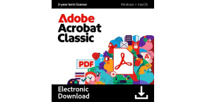 Acrobat Classic 2024 for ENT MP ENG EDU Online FRL Term License (Set up as 36 month) 1 User, Level 1, 1-9