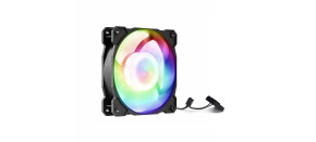 1stCOOL Statický RGB ventilátor 12cm, 3+4pin