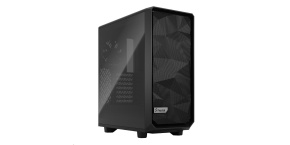 FRACTAL DESIGN skříň Meshify 2 Compact Black TG Light Tint, USB 3.1 Type-C, 2x USB 3.0, bez zdroje, mATX