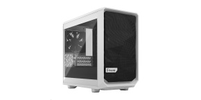 FRACTAL DESIGN skříň Meshify 2 Nano White TG Clear Tint, USB 3.1 Type-C, 2x USB 3.0, bez zdroje, miniITX