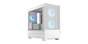 FRACTAL DESIGN skříň Pop Mini Air RGB White TG Clear Tint, 2x USB 3.0, bez zdroje, mATX