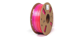 GEMBIRD Tisková struna (filament) PLA, 1,75mm, 1kg, silk rainbow, červená/fialová