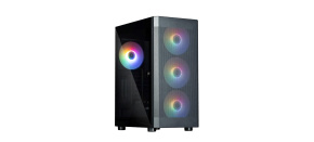 ZALMAN case I4 TG, Mid Tower, ATX, 2xUSB 3.0, 1xUSB 2.0, 4x 120mm RGB Fan, černá