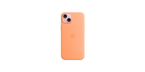 APPLE iPhone 15 Plus Silicone Case with MagSafe - Orange Sorbet