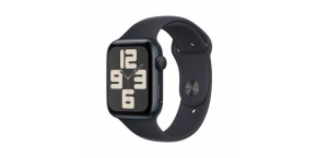 APPLE Watch SE GPS 44mm Midnight Aluminium Case with Midnight Sport Band - M/L