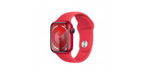 APPLE Watch Series 9 GPS 41mm RED Aluminium Case with RED Sport Band - M/L