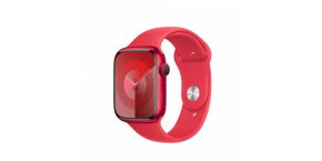 APPLE Watch Series 9 GPS + Cellular 41mm (PRODUCT)RED Aluminium Case with (PRODUCT)RED Sport Band - S/M