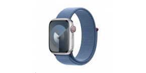 APPLE Watch Series 9 GPS + Cellular 41mm Silver Aluminium Case with Winter Blue Sport Loop