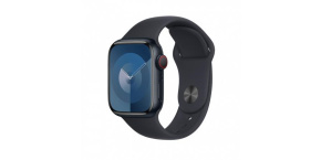 APPLE Watch Series 9 GPS + Cellular 45mm Midnight Aluminium Case with Midnight Sport Band - S/M