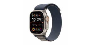 APPLE Watch Ultra 2 GPS + Cellular, 49mm Titanium Case with Blue Alpine Loop - Large