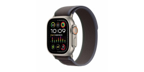 APPLE Watch Ultra 2 GPS + Cellular, 49mm Titanium Case with Blue/Black Trail Loop - S/M