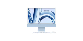 APPLE 24-inch iMac with Retina 4.5K display: M3 chip with 8-core CPU and 8-core GPU, 256GB SSD - Blue