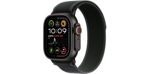 Apple Watch Ultra 2 (2024) GPS + Cellular 49mm Black Titanium Case with Black Trail Loop - M/L