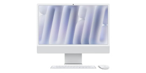 Apple iMac 24'' 4.5K display M4 chip 8-core CPU and 8-core GPU, 16GB, 256GB SSD - Silver