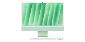 Apple iMac 24'' 4.5K display M4 chip 8-core CPU and 8-core GPU, 16GB, 256GB SSD - Green