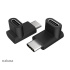 AKASA adaptér USB3.1 Gen2 Type-C na Type-C, 2ks v balení