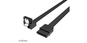 AKASA kabel SATA3, pravoúhlý, 100 cm