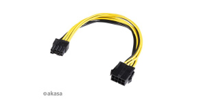 Rozbaleno - AKASA adaptér 12V ATX 8-Pin to PCIe 6+2 pin Adapter Cable