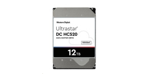 Western Digital Ultrastar® HDD 12TB (HUH721212ALE600) DC HC520 3.5in 26.1MM 256MB 7200RPM SATA 512E ISE (GOLD)