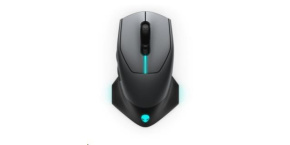 DELL Alienware 610M Wired / Wireless  Gaming Mouse - AW610M (Dark Side of the Moon)