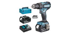 Makita DHP485RFJ Aku bezuhlíkový příklepový šroubovák Li-ion LXT 18V/3,0 Ah,Makpac