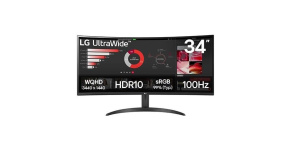 LG MT VA LED 34" 34WR50QK - VA panel, 3440x1440, 2xHDMI, DP, zakriven