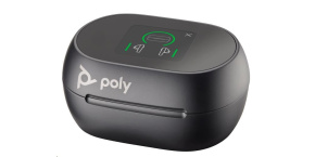 Poly Voyager Free 60+ bluetooth headset, BT700 USB-C adaptér, dotykové nabíjecí pouzdro, černá