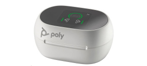 Poly Voyager Free 60+ MS Teams bluetooth headset, BT700 USB-A adaptér, dotykové nabíjecí pouzdro, bílá