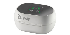 Poly Voyager Free 60+ MS Teams bluetooth headset, BT700 USB-A adaptér, dotykové nabíjecí pouzdro, bílá