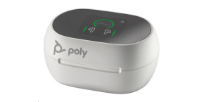 Poly Voyager Free 60+ MS Teams bluetooth headset, BT700 USB-C adaptér, dotykové nabíjecí pouzdro, bílá