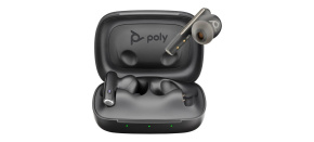 Poly Voyager Free 60 MS Teams bluetooth headset, BT700 USB-C adaptér, nabíjecí pouzdro, černá